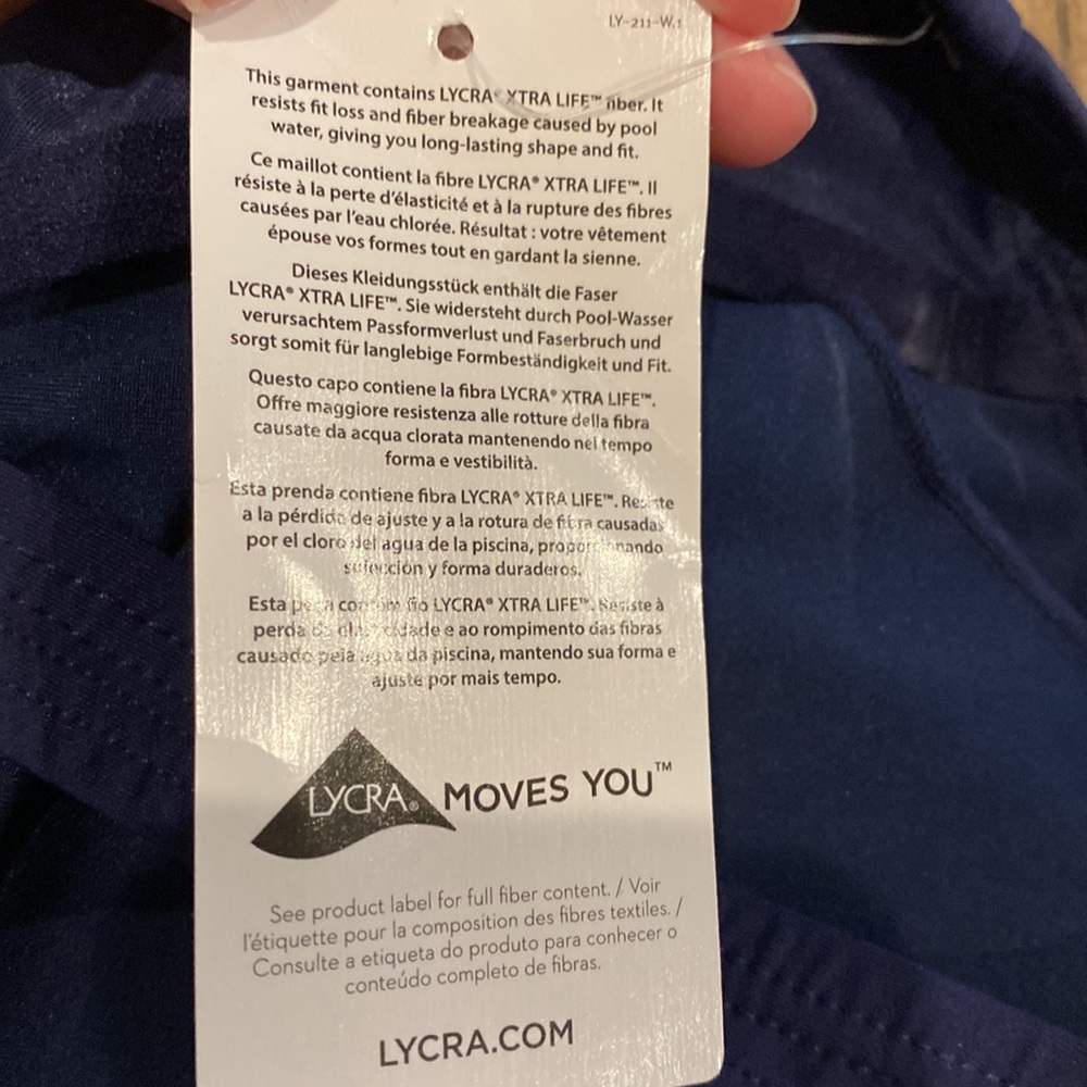 NWT Lands End 14DDD Tankini top - Picture 8 of 11